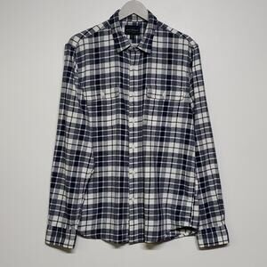 Lucky Brand Plaid Flannel Long Sleeve Button Up Shirt Men's Size Medium